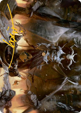 Ormendahl, the Corrupter Art Card (Gold-Stamped Signature) [Innistrad: Midnight Hunt Art Series] | Impulse Games and Hobbies