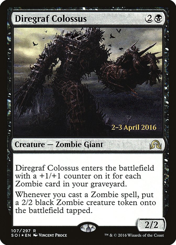 Diregraf Colossus [Shadows over Innistrad Prerelease Promos] | Impulse Games and Hobbies