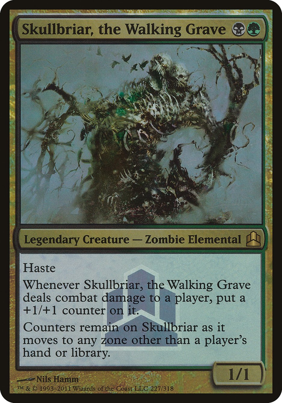 Skullbriar, the Walking Grave (Launch) (Oversized) [Commander 2011 Oversized] | Impulse Games and Hobbies