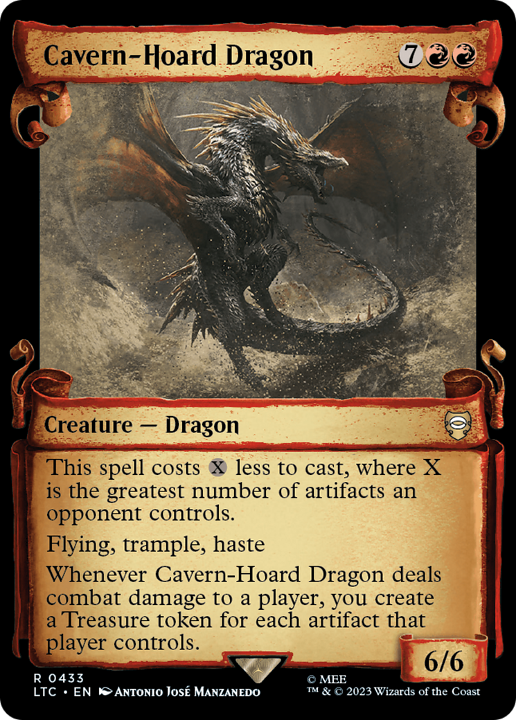 Cavern-Hoard Dragon [The Lord of the Rings: Tales of Middle-Earth Commander Showcase Scrolls] | Impulse Games and Hobbies