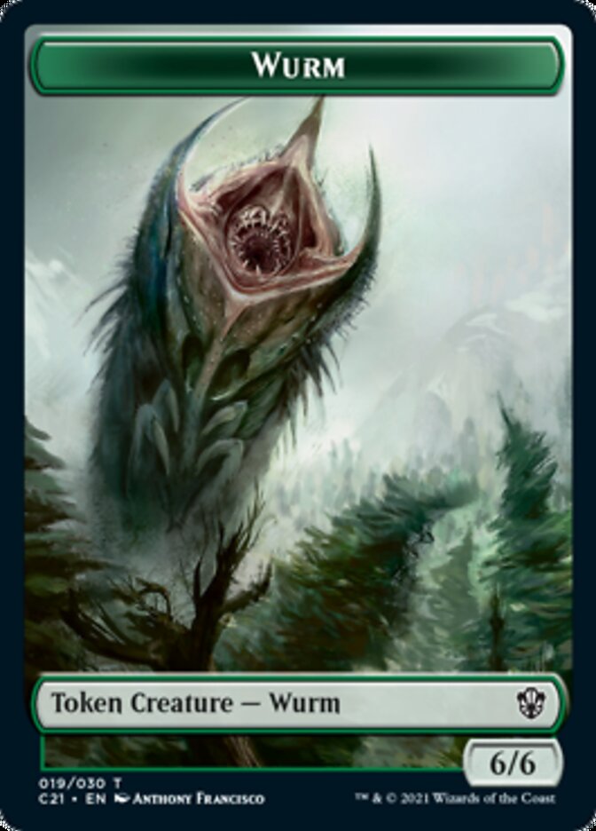 Wurm // Kraken Token [Commander 2021 Tokens] | Impulse Games and Hobbies