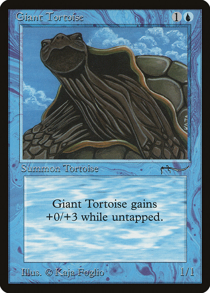 Giant Tortoise (Light Mana Cost) [Arabian Nights] | Impulse Games and Hobbies