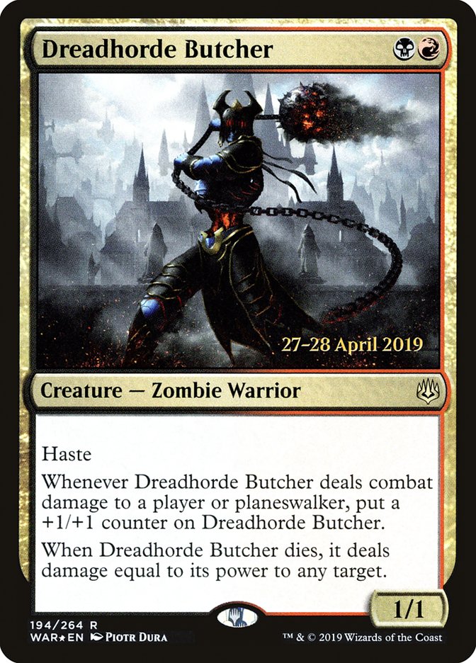 Dreadhorde Butcher  [War of the Spark Prerelease Promos] | Impulse Games and Hobbies