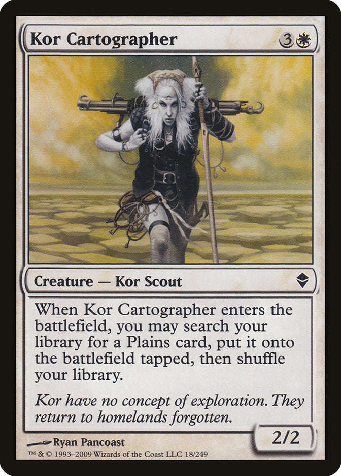 Kor Cartographer [Zendikar] | Impulse Games and Hobbies