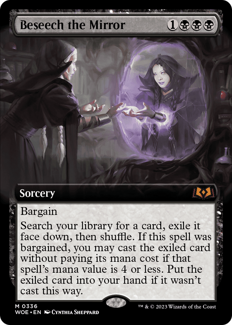 Beseech the Mirror (Extended Art) [Wilds of Eldraine] | Impulse Games and Hobbies