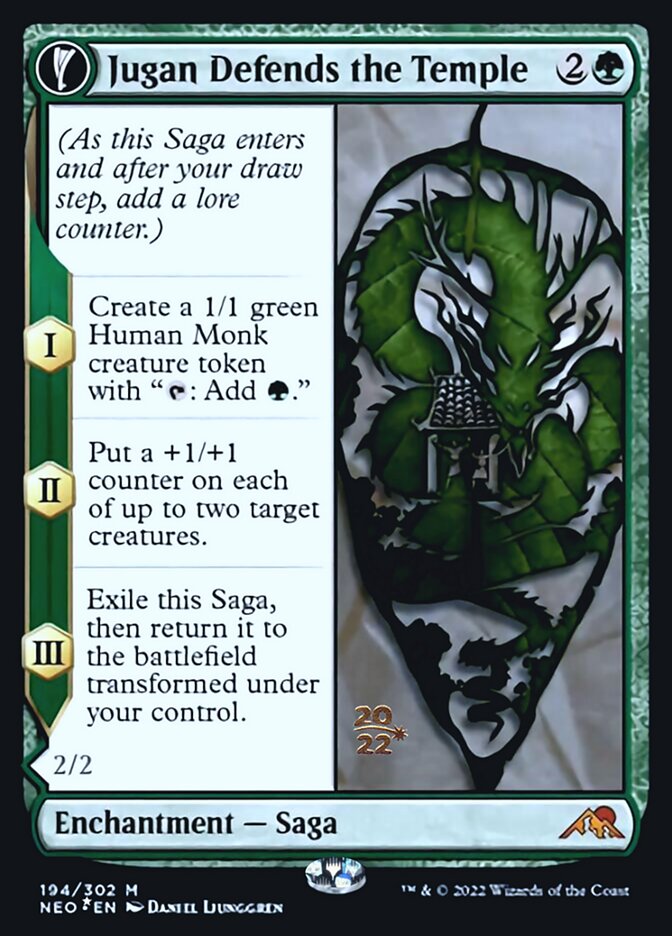Jugan Defends the Temple // Remnant of the Rising Star [Kamigawa: Neon Dynasty Prerelease Promos] | Impulse Games and Hobbies