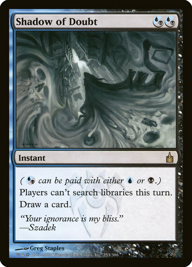Shadow of Doubt [Ravnica: City of Guilds] | Impulse Games and Hobbies