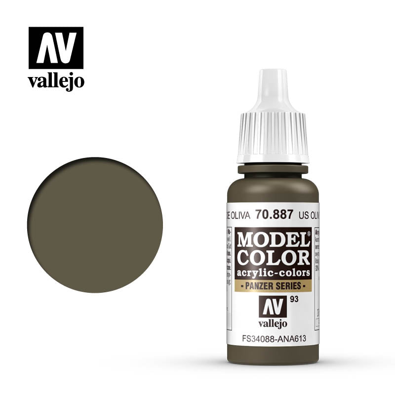 Vallejo Model Colour US Olive Drab | Impulse Games and Hobbies