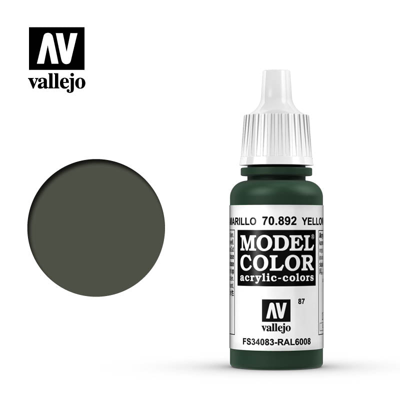 Vallejo Model Colour Yellow Olive | Impulse Games and Hobbies