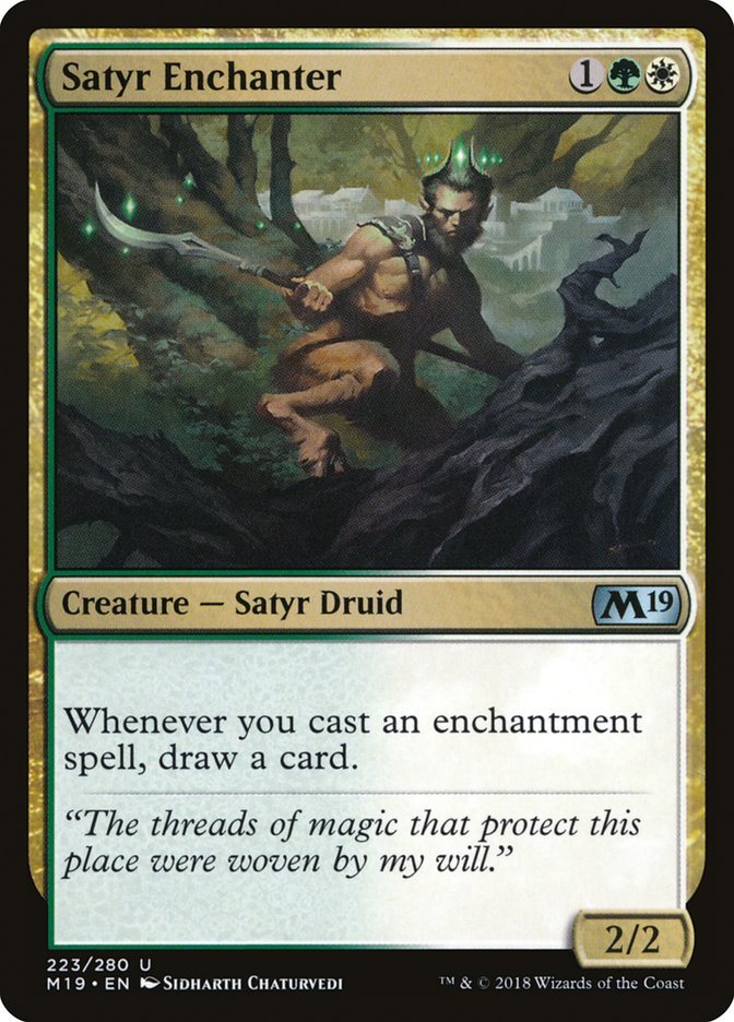 Satyr Enchanter [Core Set 2019] | Impulse Games and Hobbies