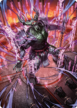Hidetsugu, Devouring Chaos Art Card [Kamigawa: Neon Dynasty Art Series] | Impulse Games and Hobbies
