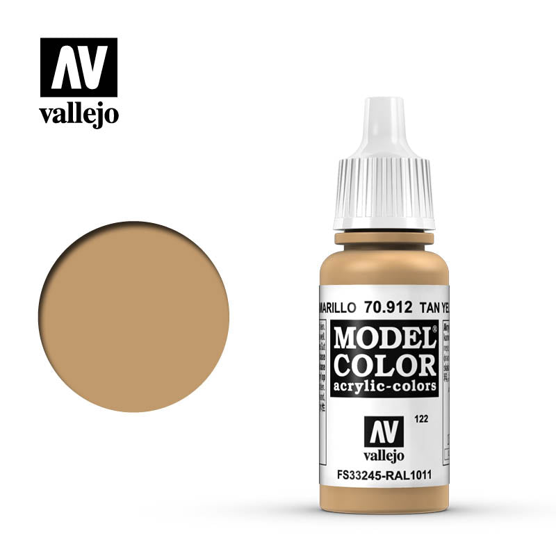 Vallejo Model Colour Tan Yellow | Impulse Games and Hobbies