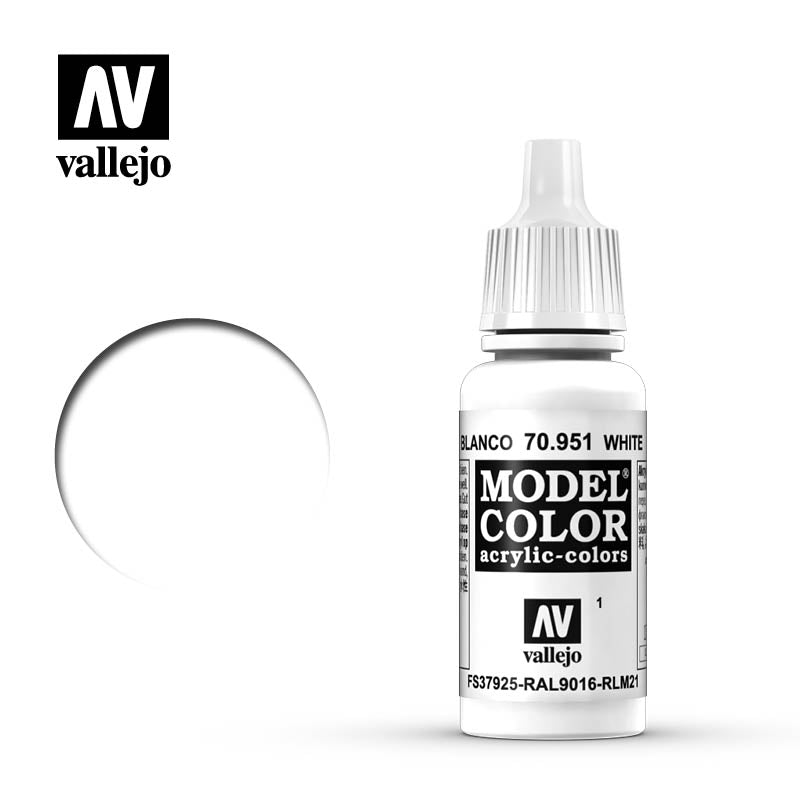 Vallejo Model Colour White | Impulse Games and Hobbies