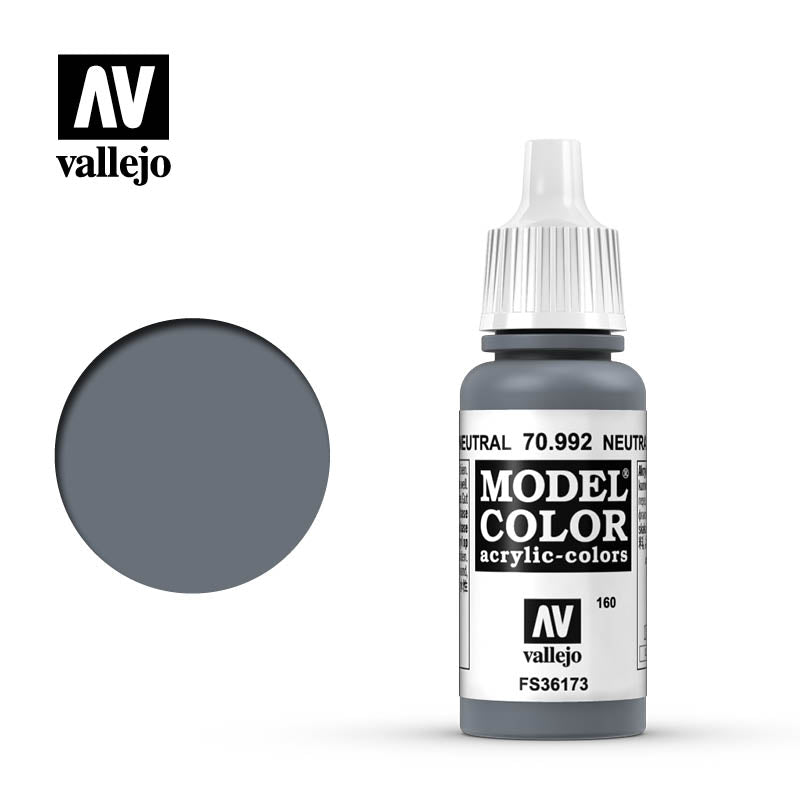 Vallejo Model Colour Neutral Grey | Impulse Games and Hobbies