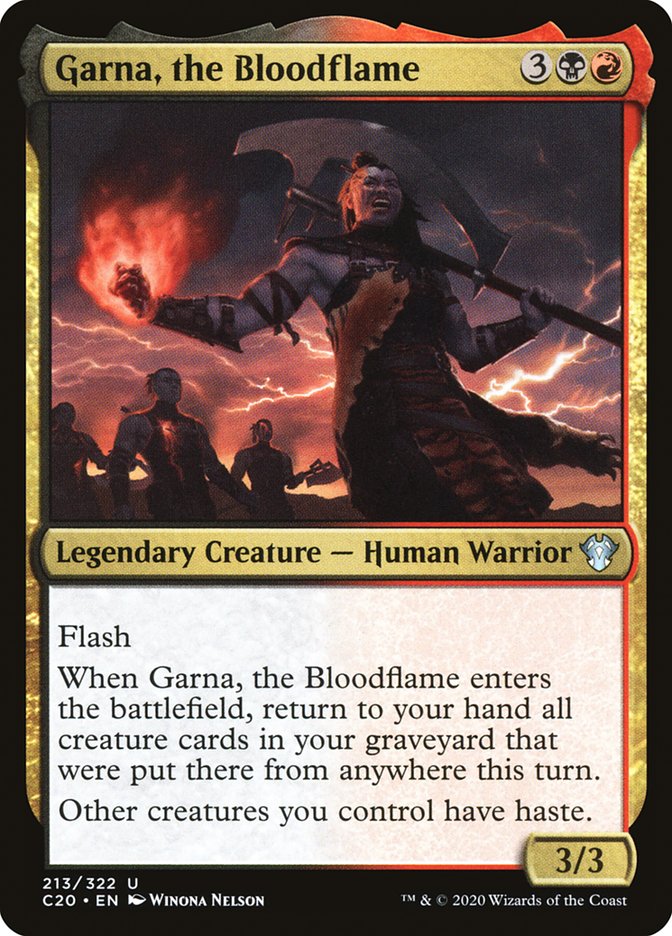 Garna, the Bloodflame [Commander 2020] | Impulse Games and Hobbies