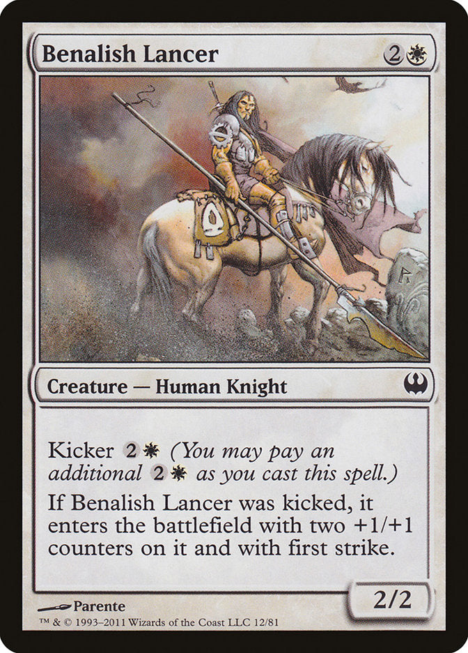 Benalish Lancer [Duel Decks: Knights vs. Dragons] | Impulse Games and Hobbies