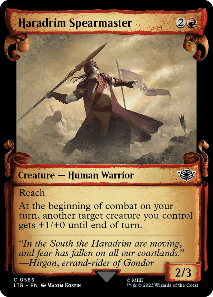 Haradrim Spearmaster [The Lord of the Rings: Tales of Middle-Earth Showcase Scrolls] | Impulse Games and Hobbies