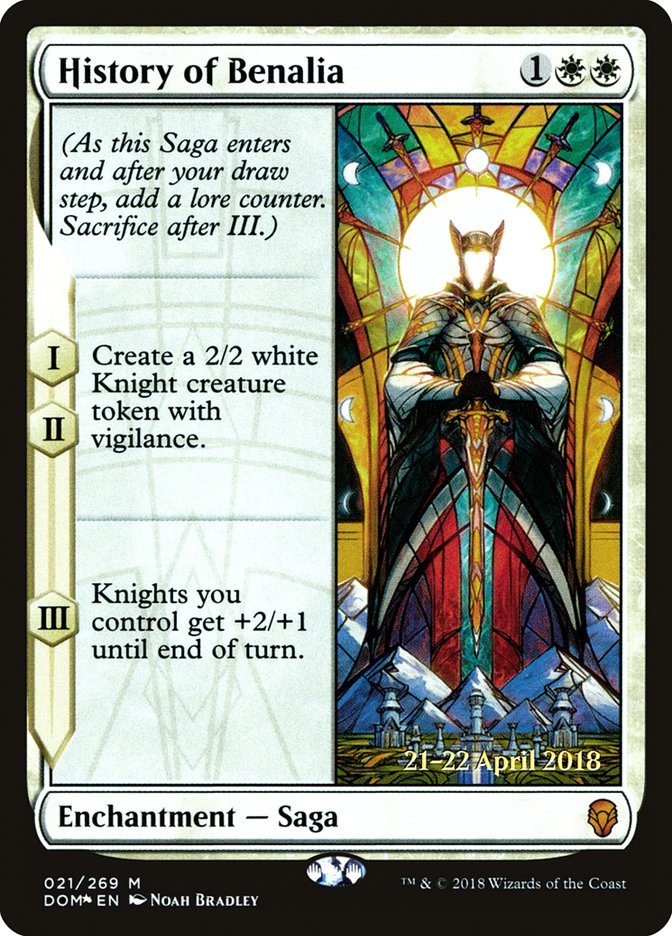 History of Benalia [Dominaria Prerelease Promos] | Impulse Games and Hobbies