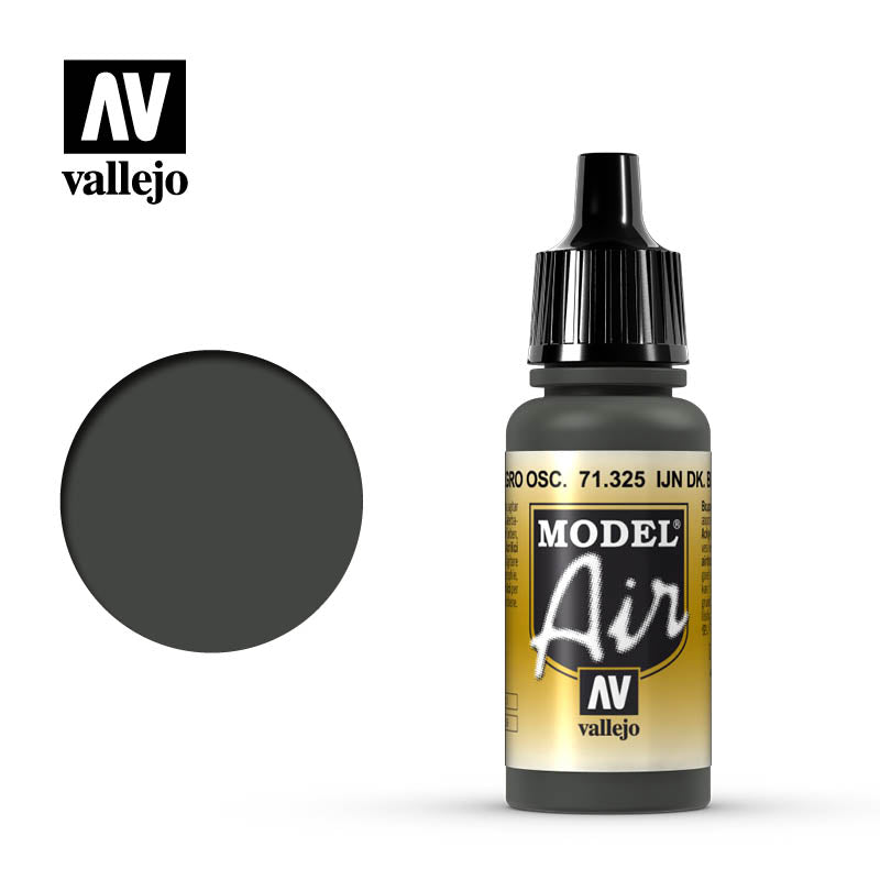 Vallejo Model Air IJN Dark Black Green | Impulse Games and Hobbies