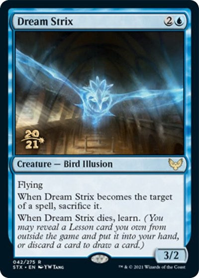 Dream Strix [Strixhaven: School of Mages Prerelease Promos] | Impulse Games and Hobbies