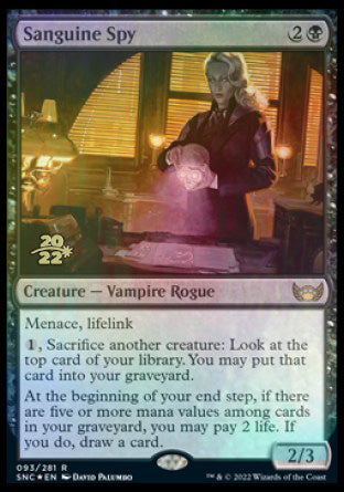 Sanguine Spy [Streets of New Capenna Prerelease Promos] | Impulse Games and Hobbies