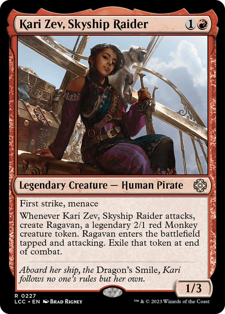 Kari Zev, Skyship Raider [The Lost Caverns of Ixalan Commander] | Impulse Games and Hobbies