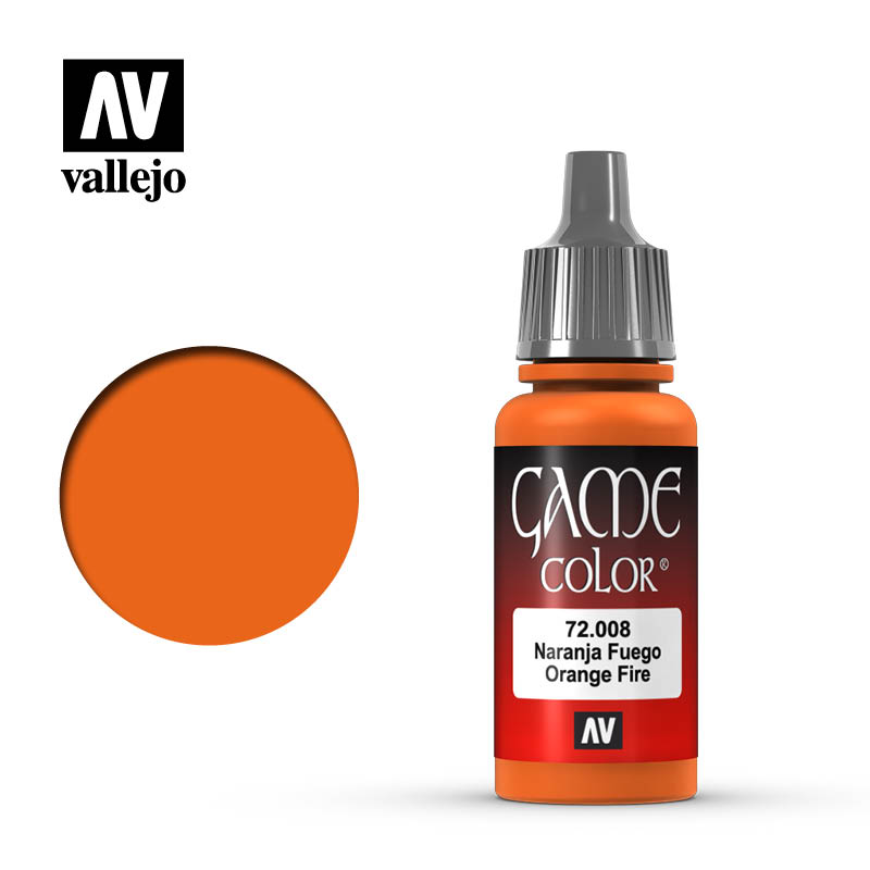 Vallejo Game Colour Orange Fire | Impulse Games and Hobbies