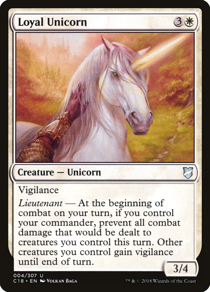 Loyal Unicorn [Commander 2018] | Impulse Games and Hobbies