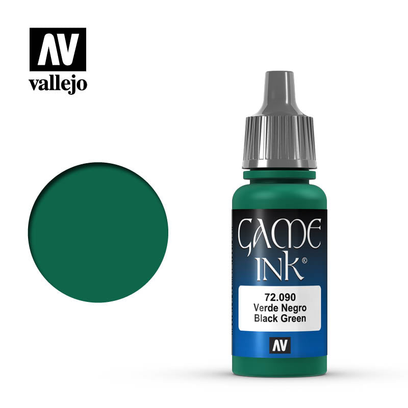 Vallejo Game Colour INK - Black Green | Impulse Games and Hobbies