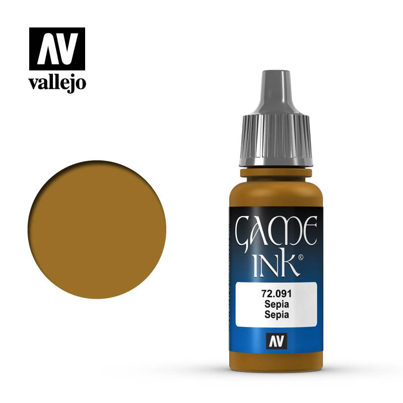 Vallejo Game Colour INK - Sepia | Impulse Games and Hobbies