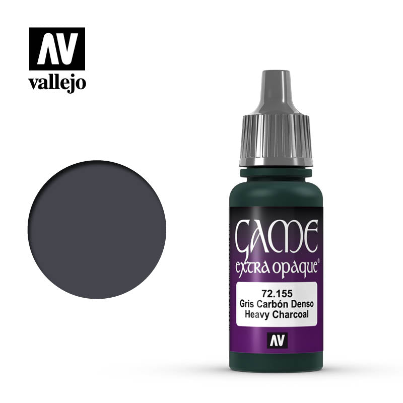 Vallejo Game Colour OPAQUE Heavy Charcoal | Impulse Games and Hobbies