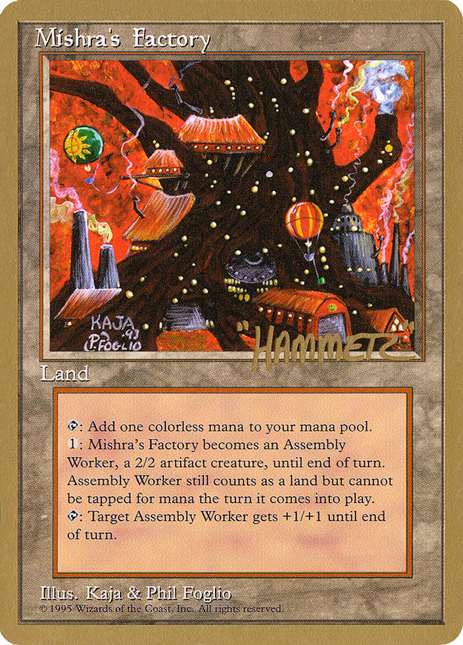 Mishra's Factory (Shawn "Hammer" Regnier) [Pro Tour Collector Set] | Impulse Games and Hobbies