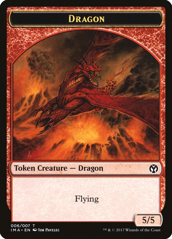 Dragon (006/007) [Iconic Masters Tokens] | Impulse Games and Hobbies