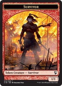 Survivor // Myr (023) Double-sided Token [Commander 2018 Tokens] | Impulse Games and Hobbies