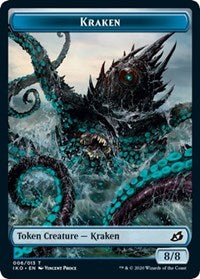 Kraken // Human Soldier (005) Double-sided Token [Ikoria: Lair of Behemoths Tokens] | Impulse Games and Hobbies