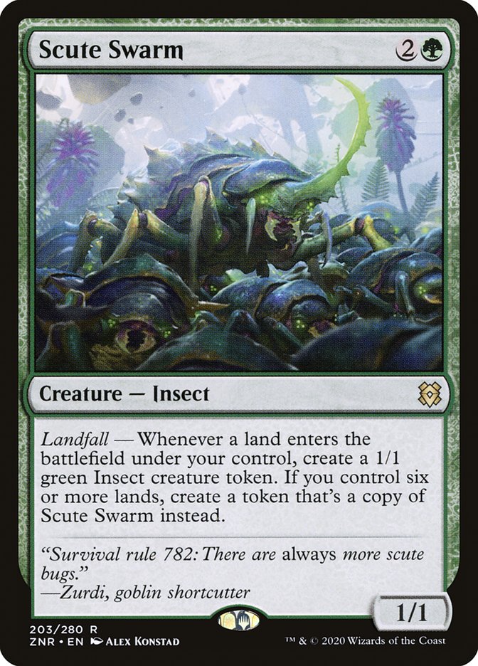 Scute Swarm [Zendikar Rising] | Impulse Games and Hobbies