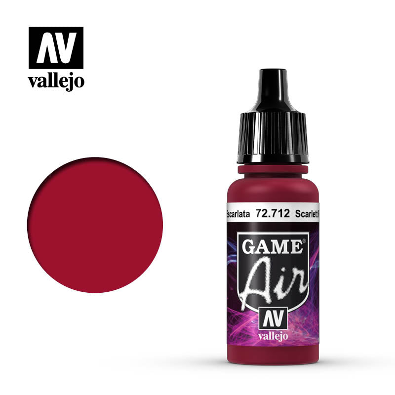 Vallejo Game Air Scarlett Red - DISCONTINUED | Impulse Games and Hobbies