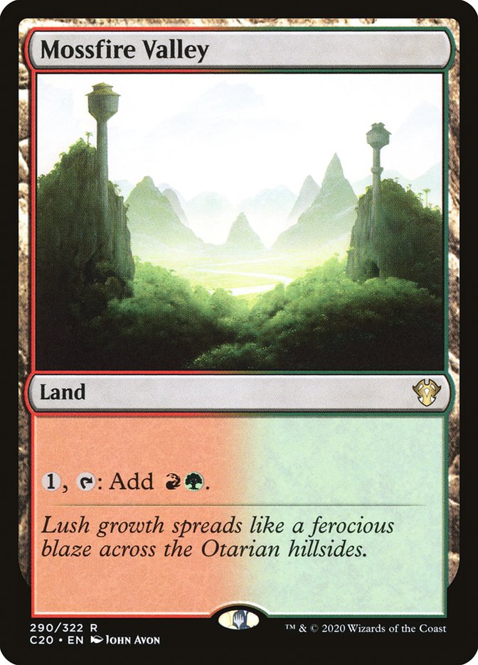 Mossfire Valley [Commander 2020] | Impulse Games and Hobbies