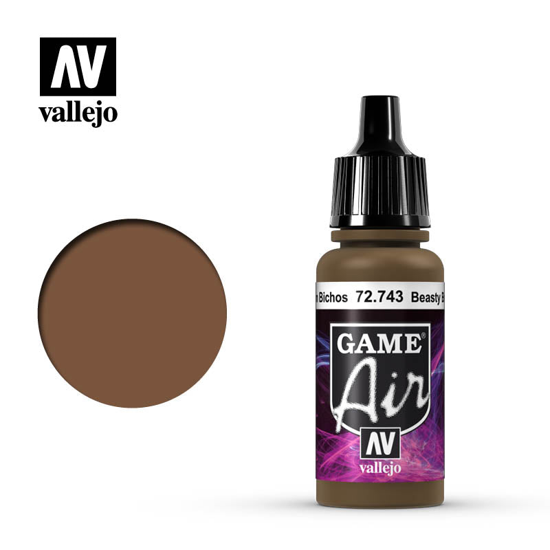 Vallejo Game Air Beasty Brown - DISCONTINUED | Impulse Games and Hobbies