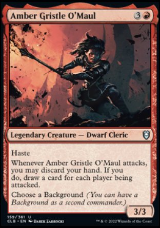 Amber Gristle O'Maul [Commander Legends: Battle for Baldur's Gate] | Impulse Games and Hobbies