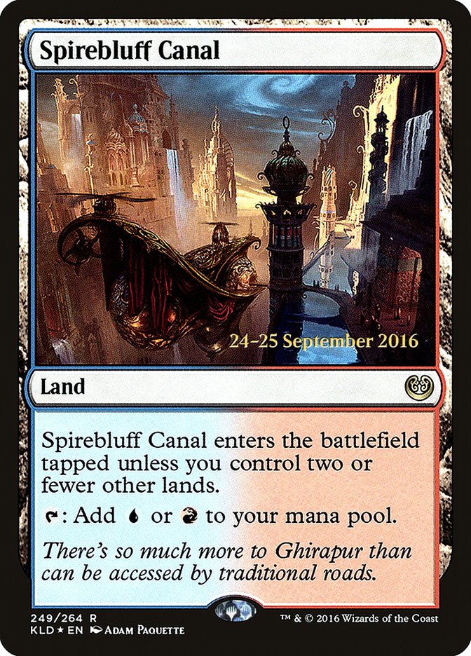 Spirebluff Canal  [Kaladesh Prerelease Promos] | Impulse Games and Hobbies