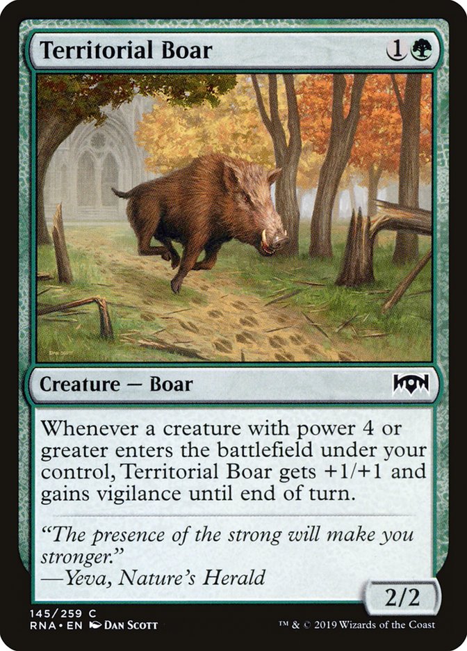 Territorial Boar [Ravnica Allegiance] | Impulse Games and Hobbies