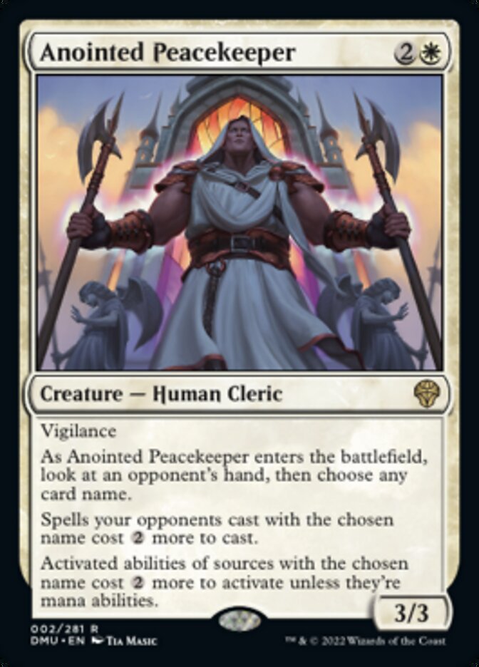 Anointed Peacekeeper [Dominaria United] | Impulse Games and Hobbies