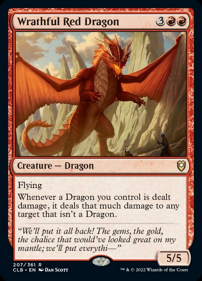 Wrathful Red Dragon [Commander Legends: Battle for Baldur's Gate] | Impulse Games and Hobbies