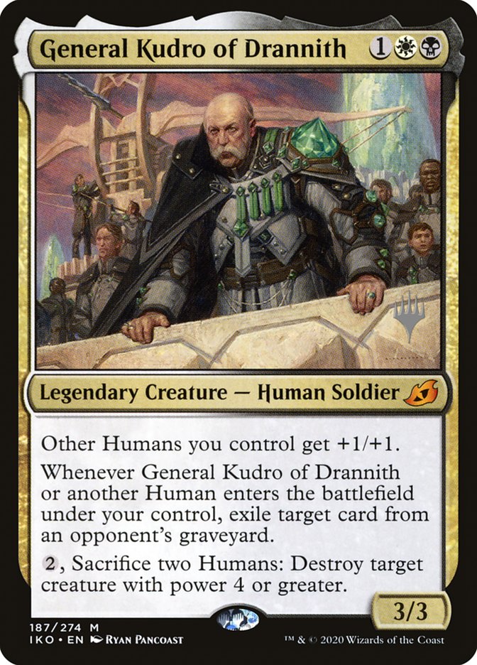 General Kudro of Drannith (Promo Pack) [Ikoria: Lair of Behemoths Promos] | Impulse Games and Hobbies