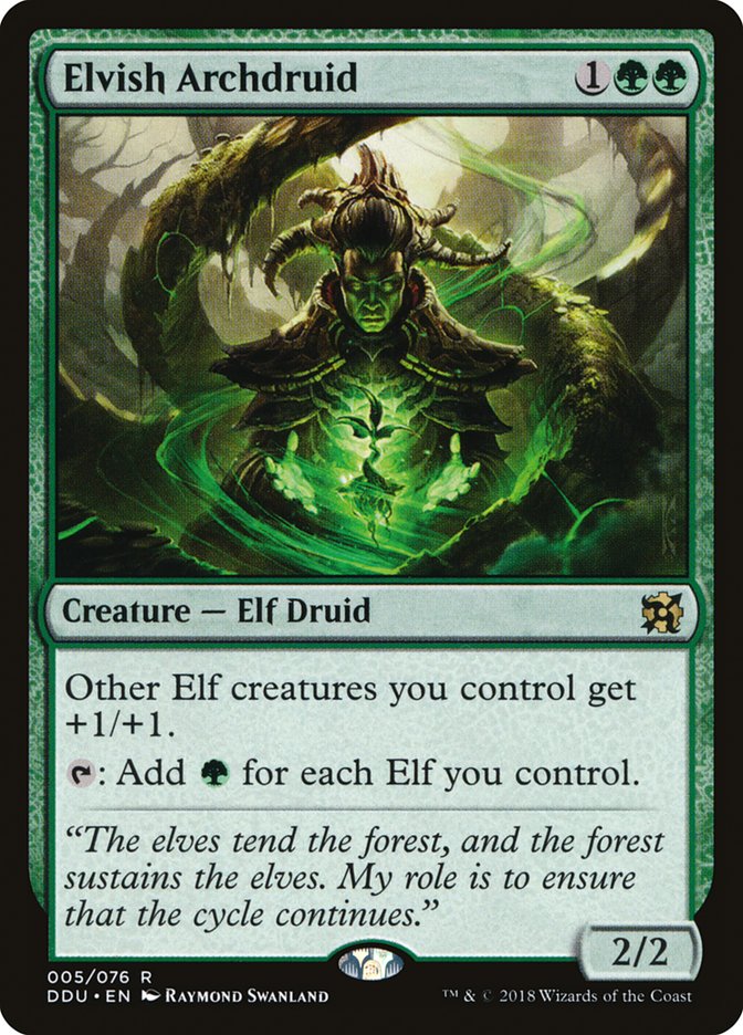 Elvish Archdruid [Duel Decks: Elves vs. Inventors] | Impulse Games and Hobbies