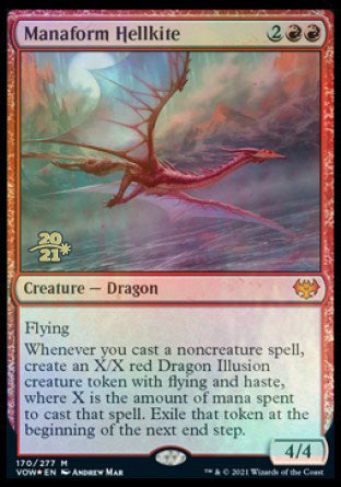 Manaform Hellkite [Innistrad: Crimson Vow Prerelease Promos] | Impulse Games and Hobbies