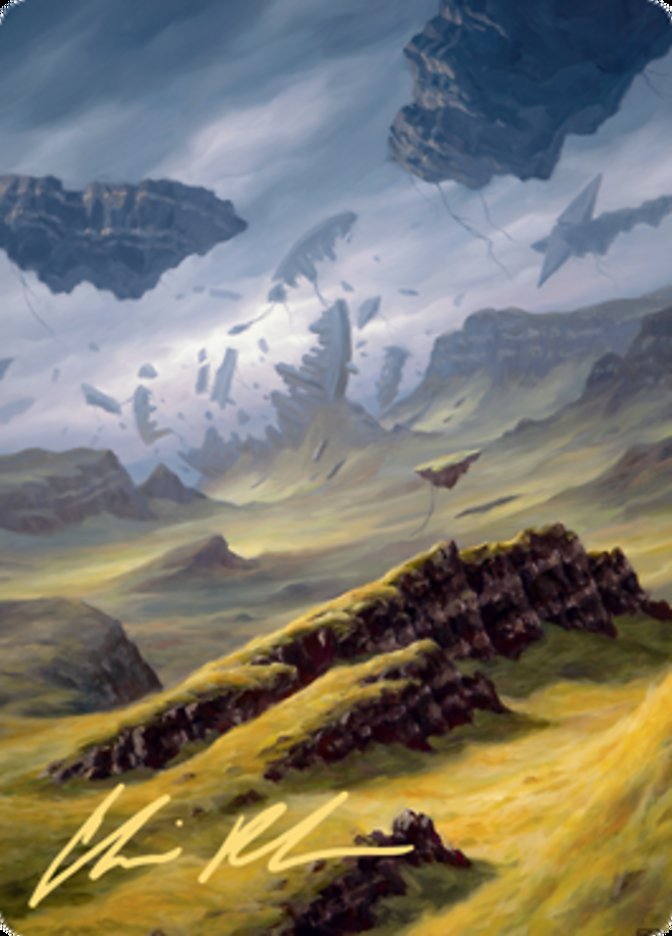 Plains 3 Art Card (Gold-Stamped Signature) [Zendikar Rising Art Series] | Impulse Games and Hobbies