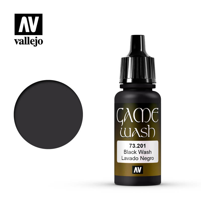 Vallejo Game Colour Black Wash | Impulse Games and Hobbies