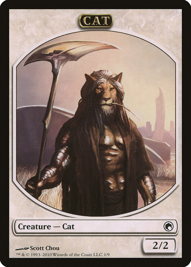 Cat Token [Scars of Mirrodin Tokens] | Impulse Games and Hobbies